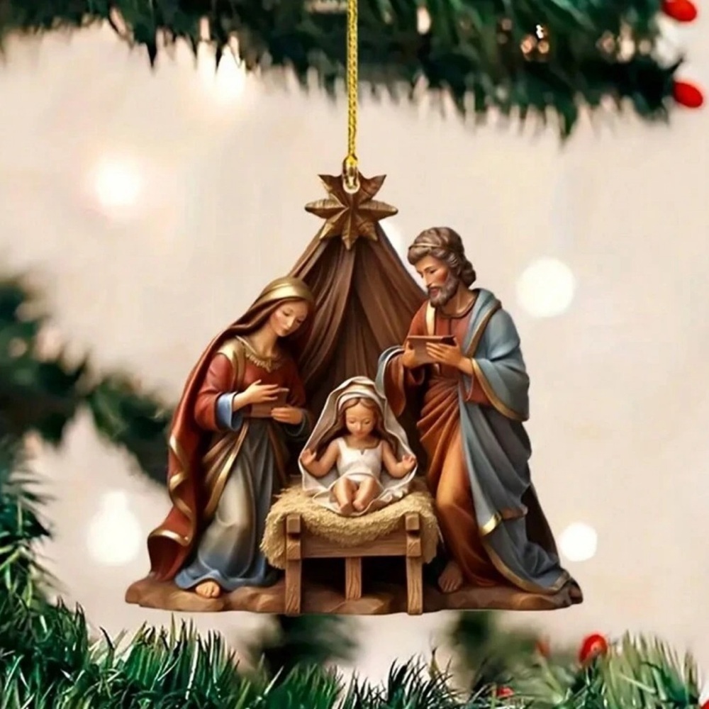 Birth of Jesus Hanging Ornament